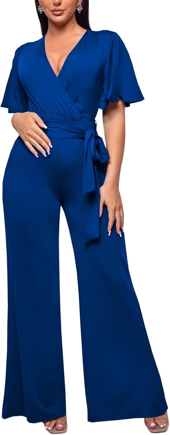 PaladMom – Combinaison Femme Élégante & Glamour – Pantalon Long, Style Soirée & Clubwear