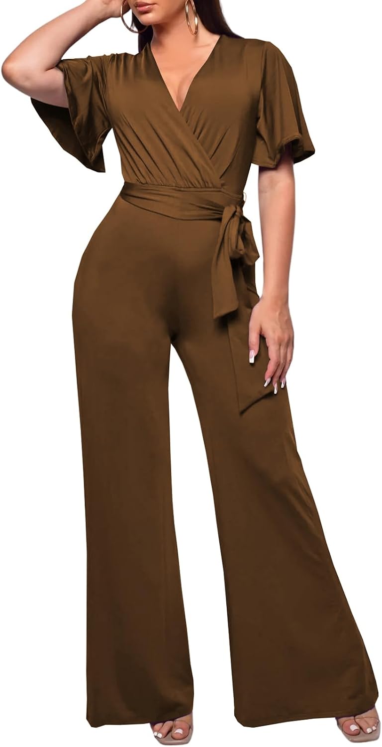 PaladMom – Combinaison Femme Élégante & Glamour – Pantalon Long, Style Soirée & Clubwear