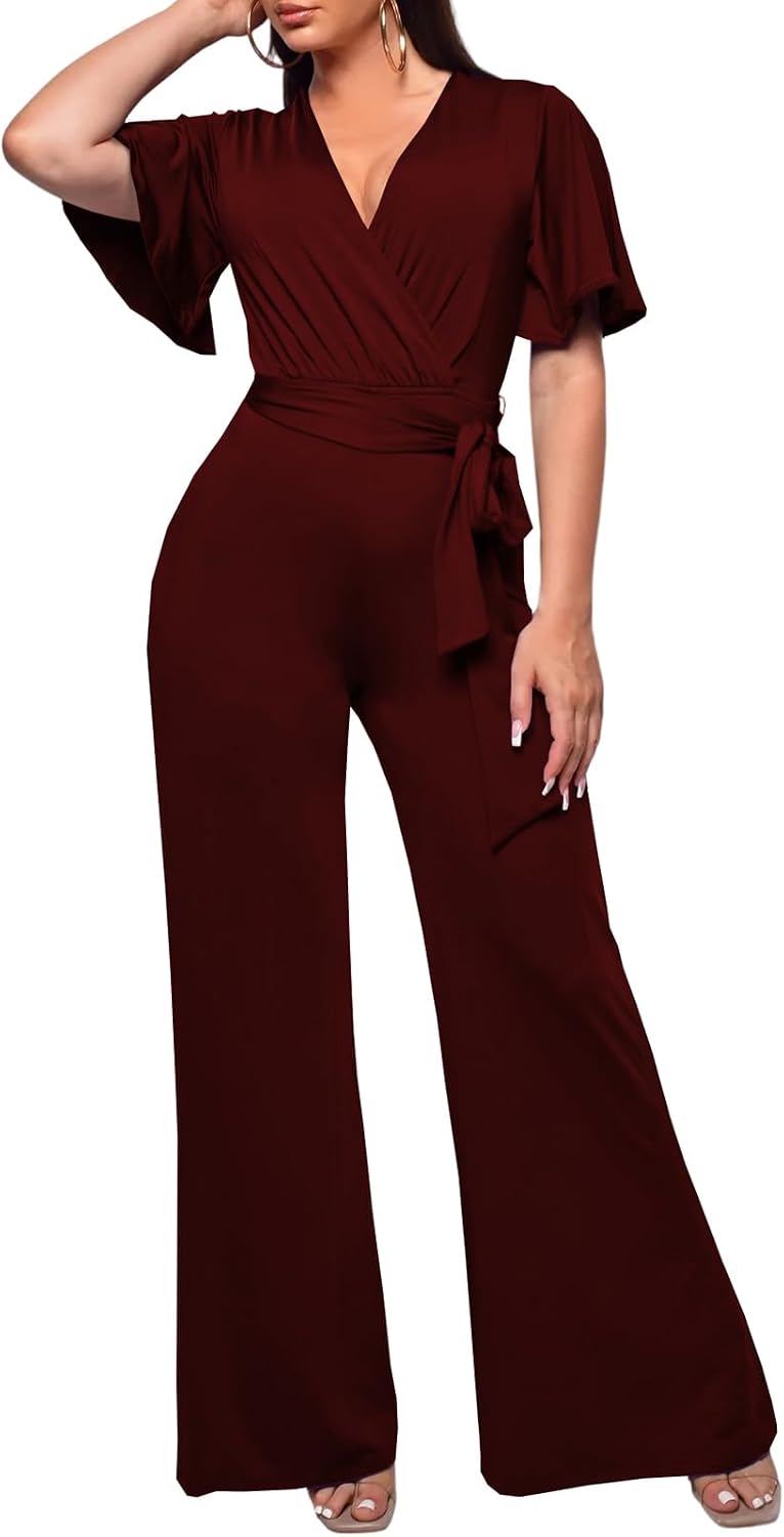 PaladMom – Combinaison Femme Élégante & Glamour – Pantalon Long, Style Soirée & Clubwear