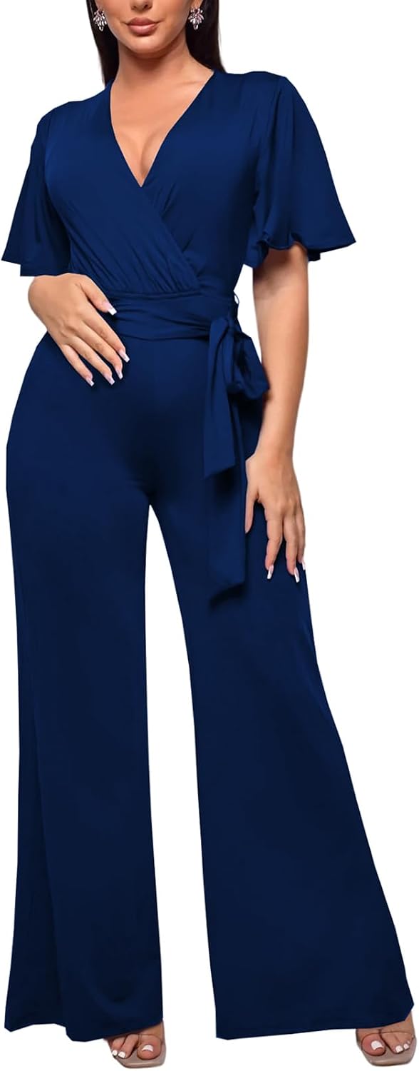 PaladMom – Combinaison Femme Élégante & Glamour – Pantalon Long, Style Soirée & Clubwear