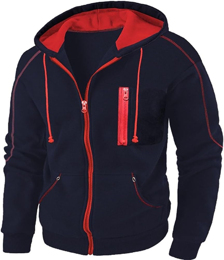 Sweat à capuche zippé homme Oanviso – Manches longues
