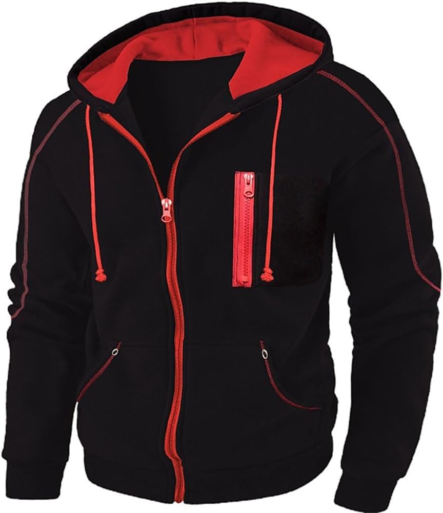 Sweat à capuche zippé homme Oanviso – Manches longues