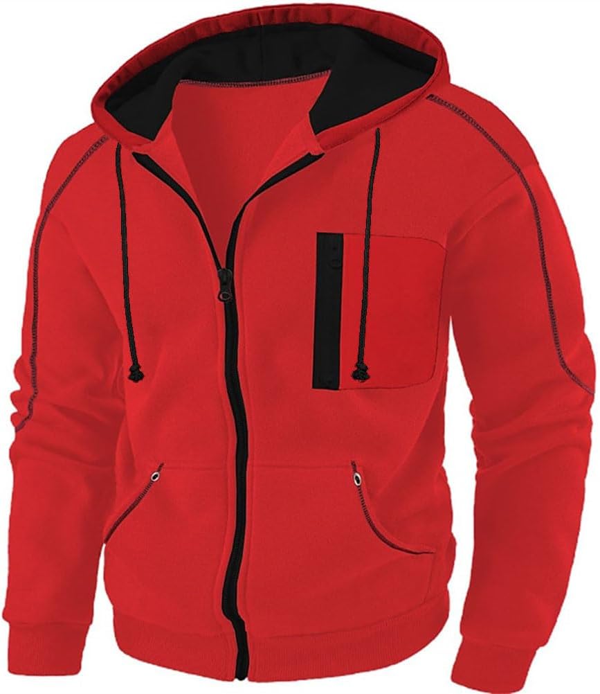 Sweat à capuche zippé homme Oanviso – Manches longues