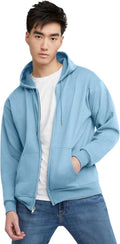 Hanes EcoSmart Fleece – Sweat à Capuche Homme Zippé – Hoodie Polaire Décontracté