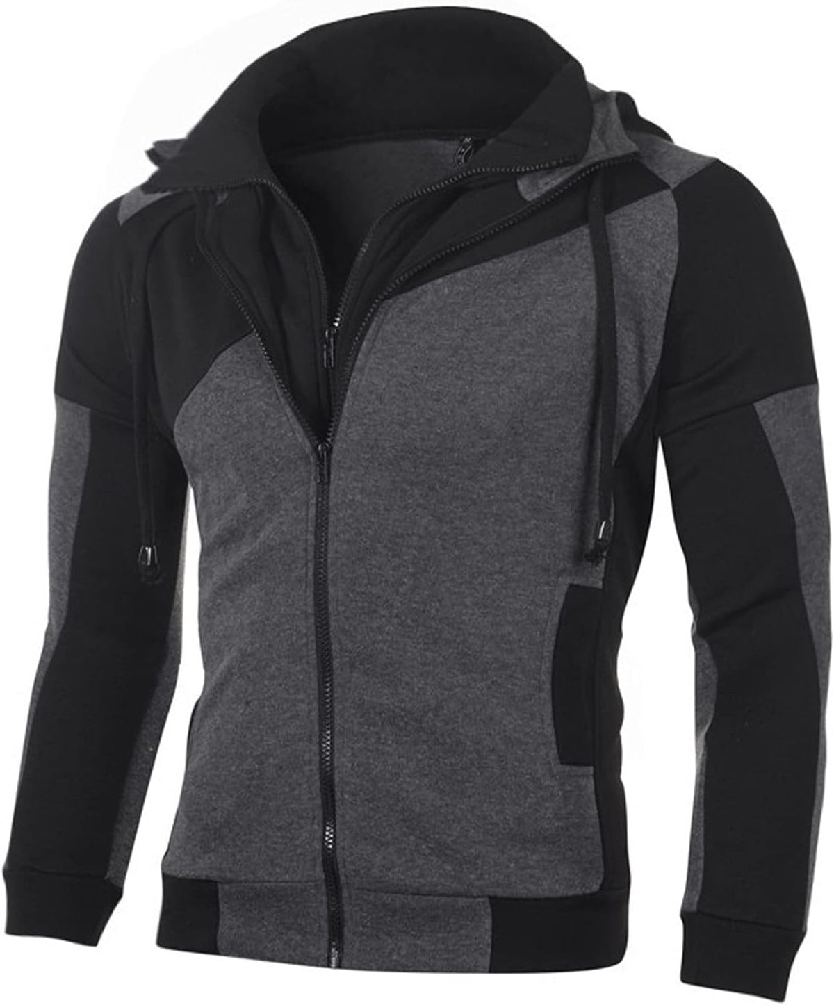 Veste homme uxxnjfg à capuche zippée, style militaire