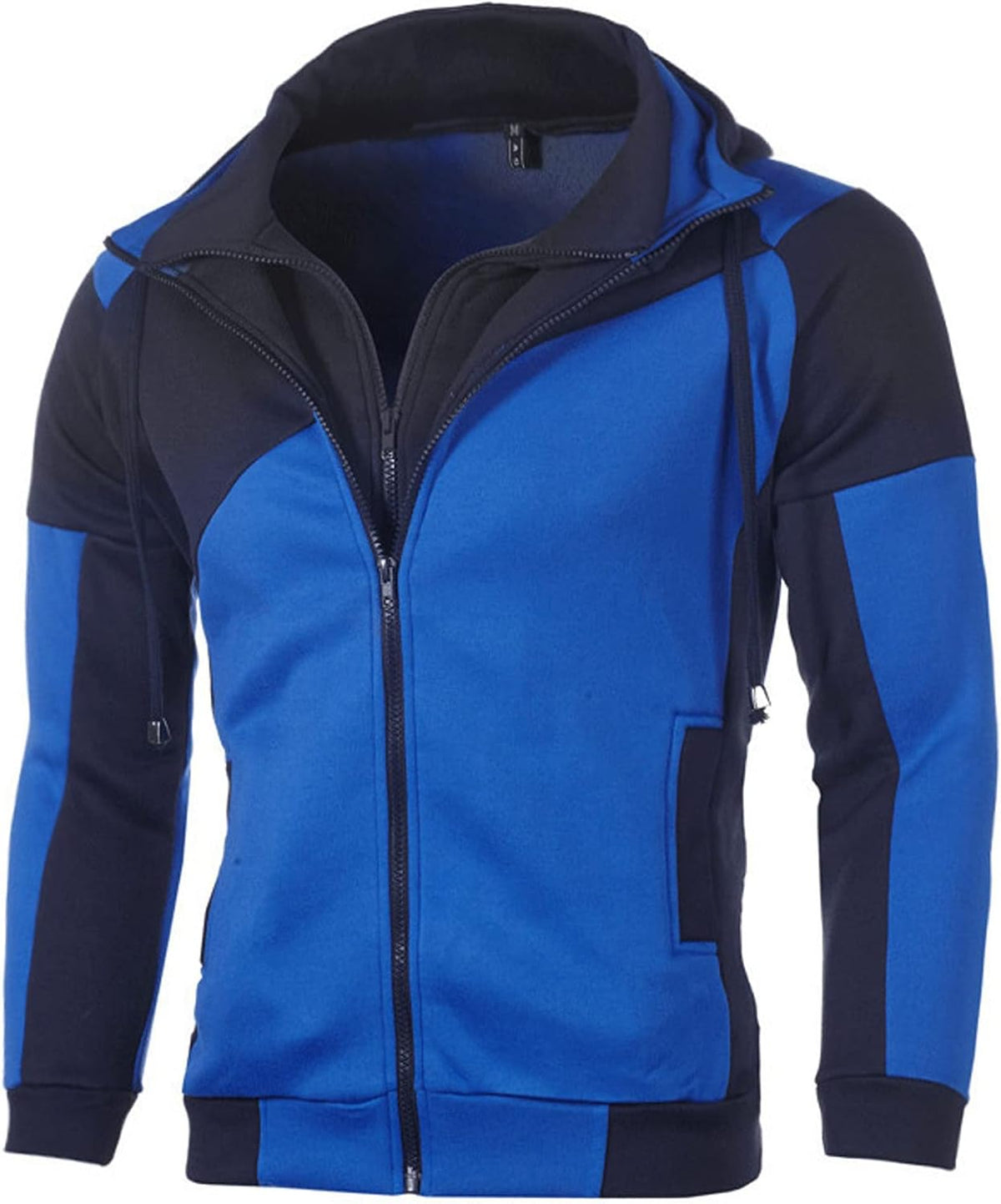 Veste homme uxxnjfg à capuche zippée, style militaire