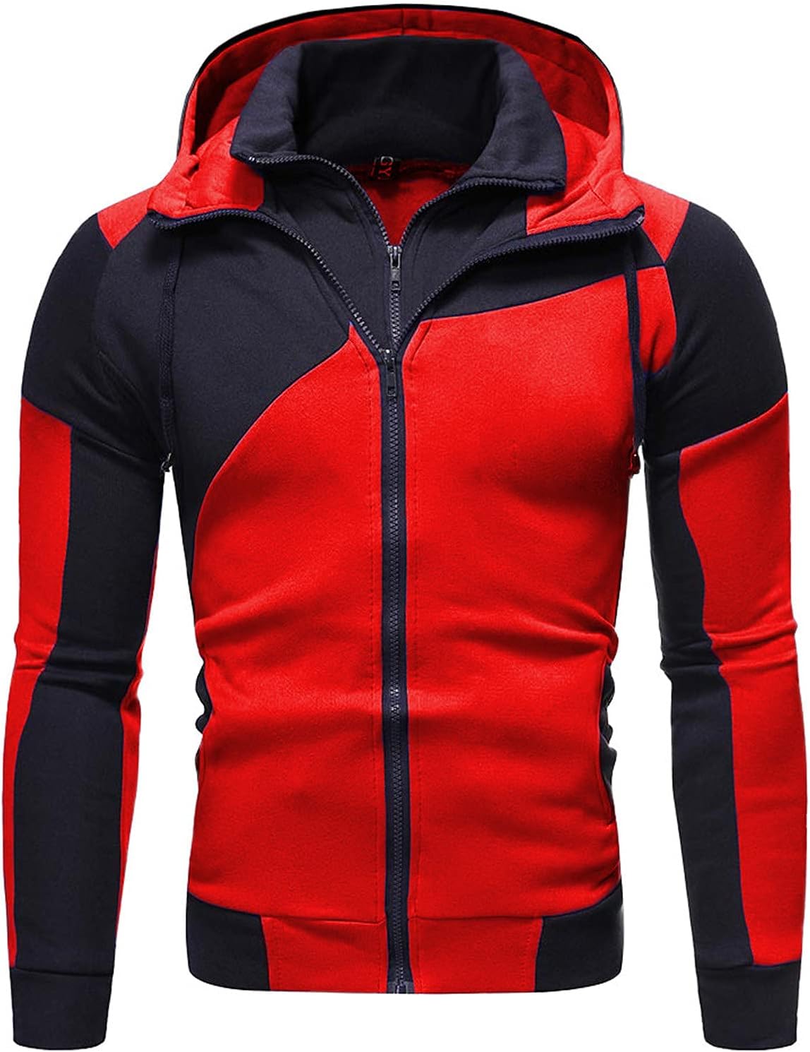 Veste homme uxxnjfg à capuche zippée, style militaire
