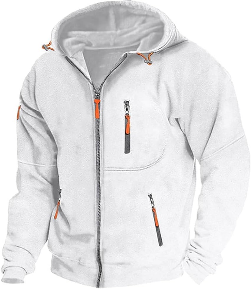 Sweat à capuche zippé homme Oanviso – Manches longues