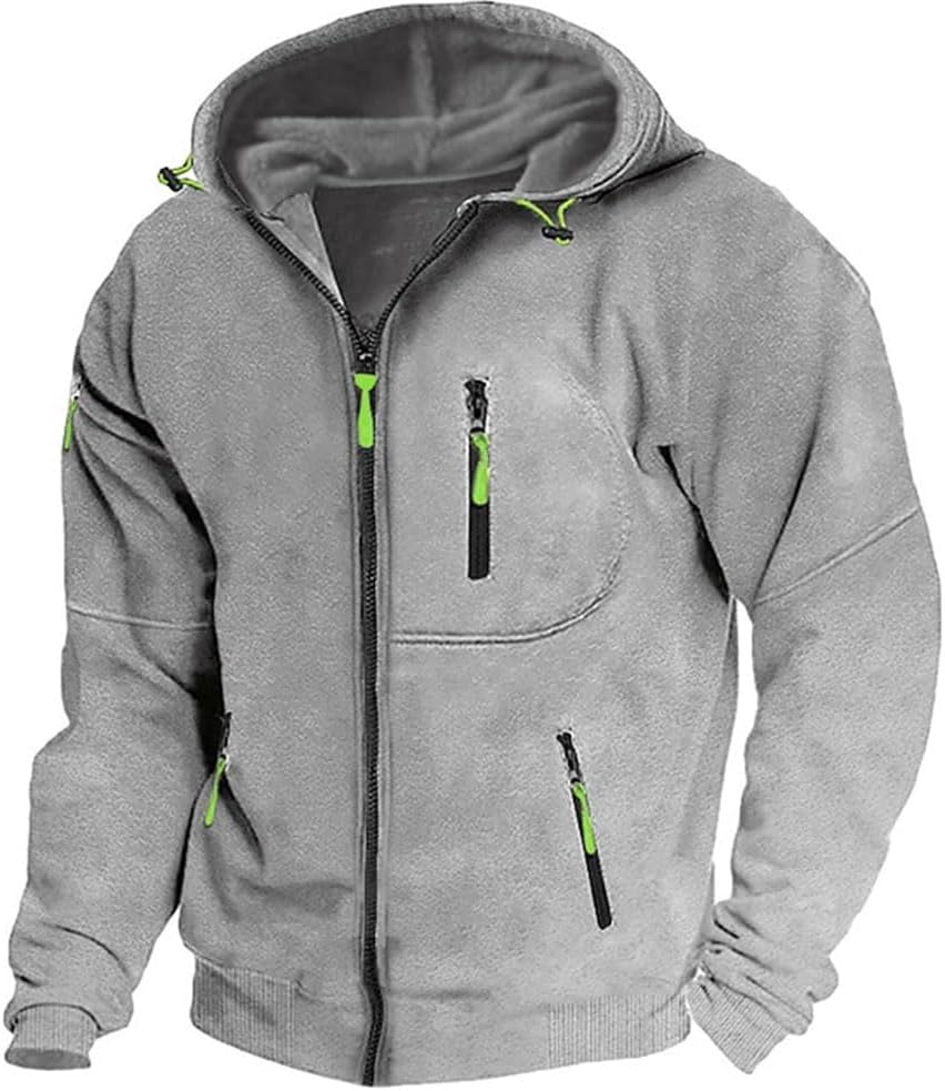 Sweat à capuche zippé homme Oanviso – Manches longues