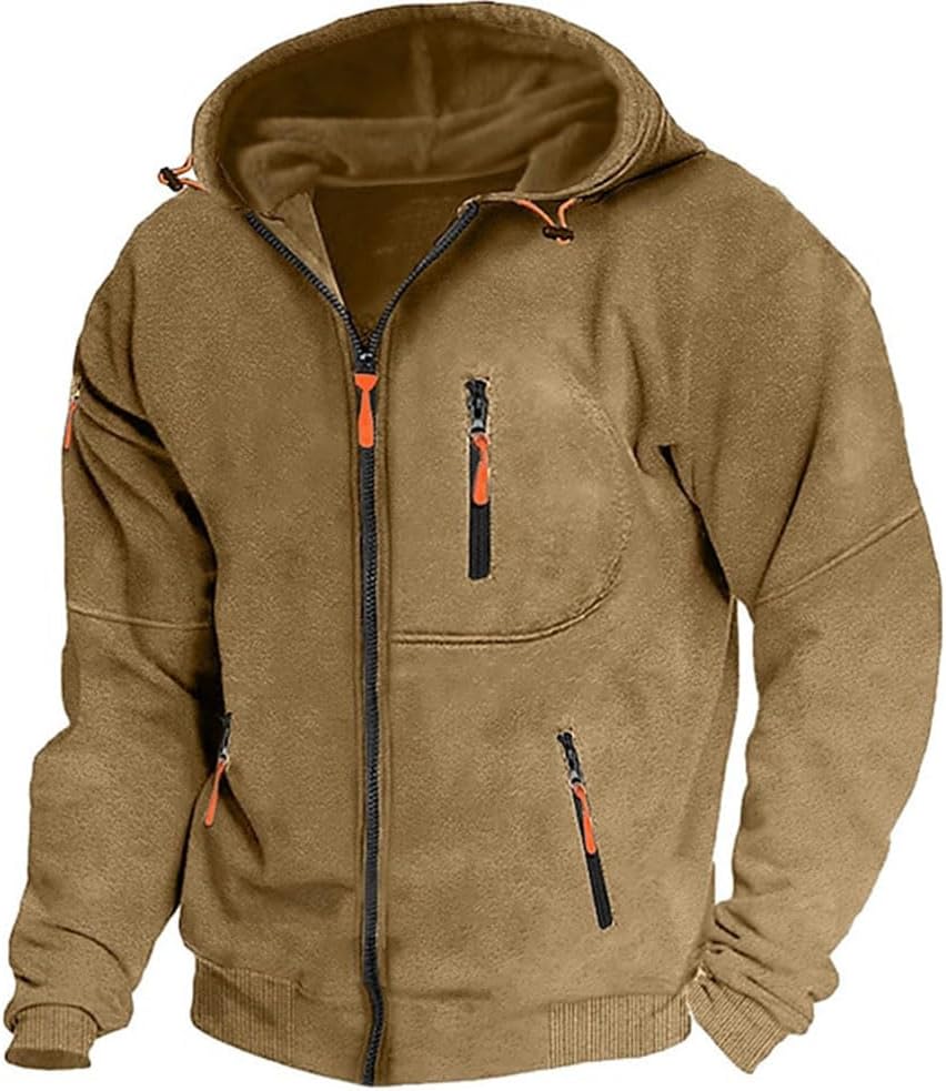 Sweat à capuche zippé homme Oanviso – Manches longues