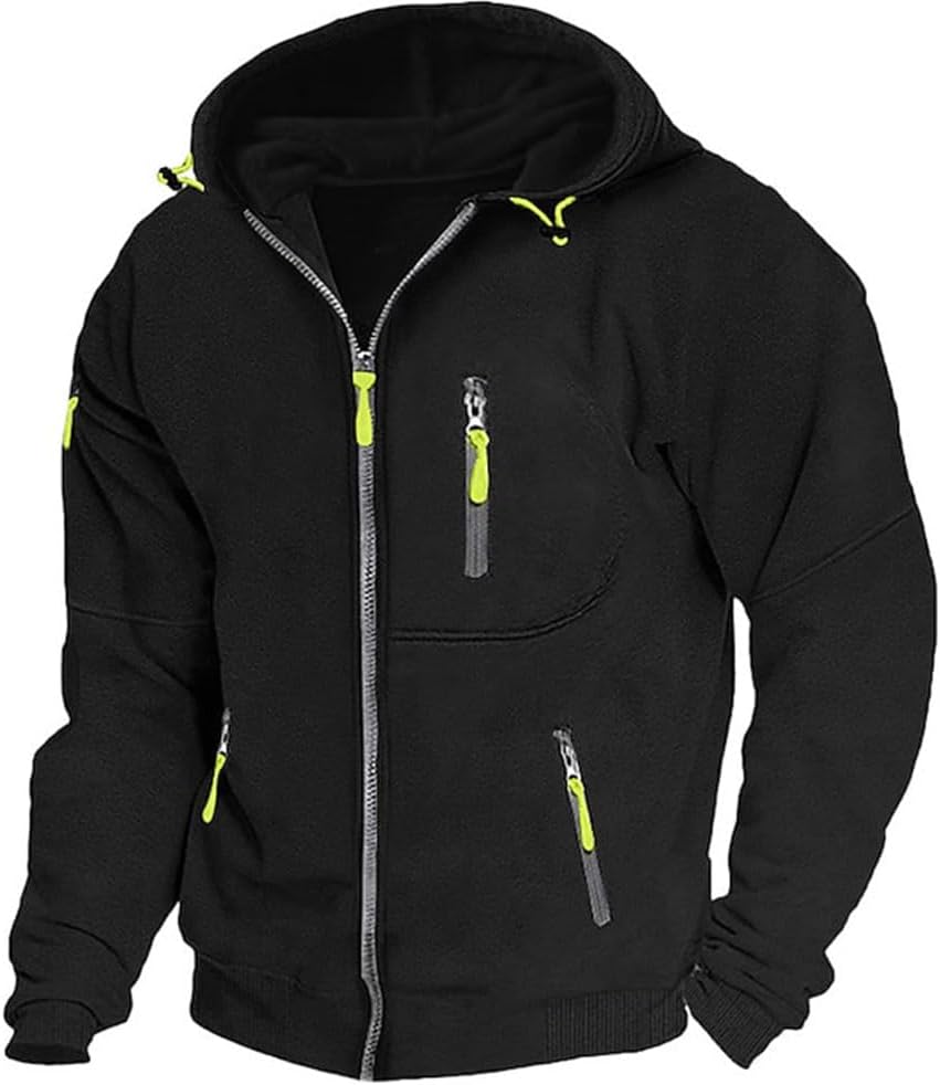 Sweat à capuche zippé homme Oanviso – Manches longues