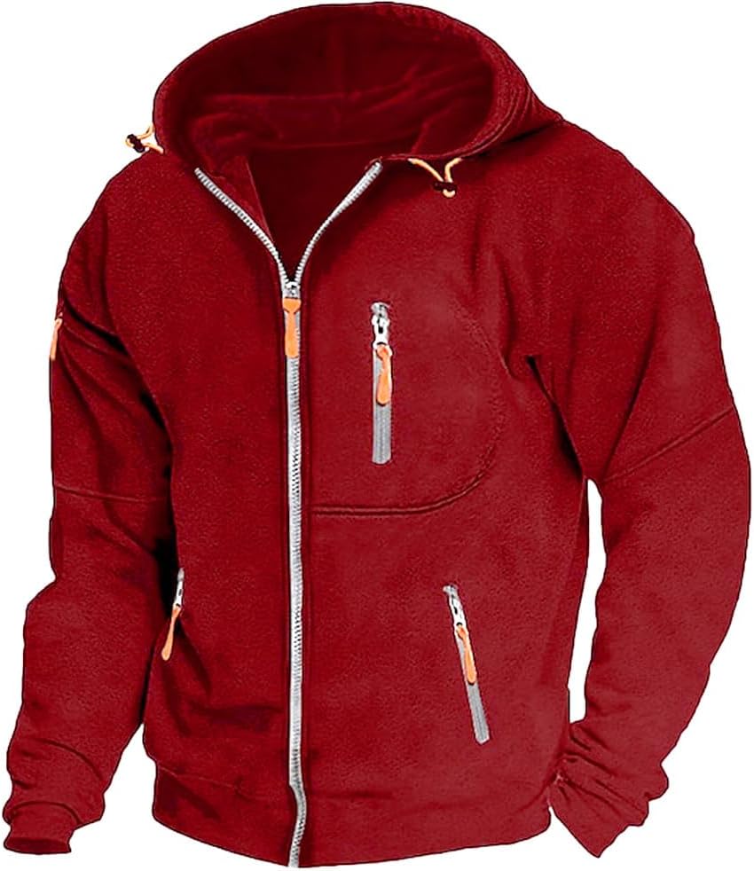 Sweat à capuche zippé homme Oanviso – Manches longues