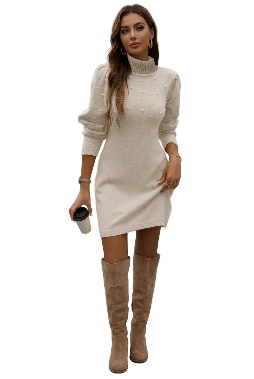 Robe pull femme Rayson à col roulé