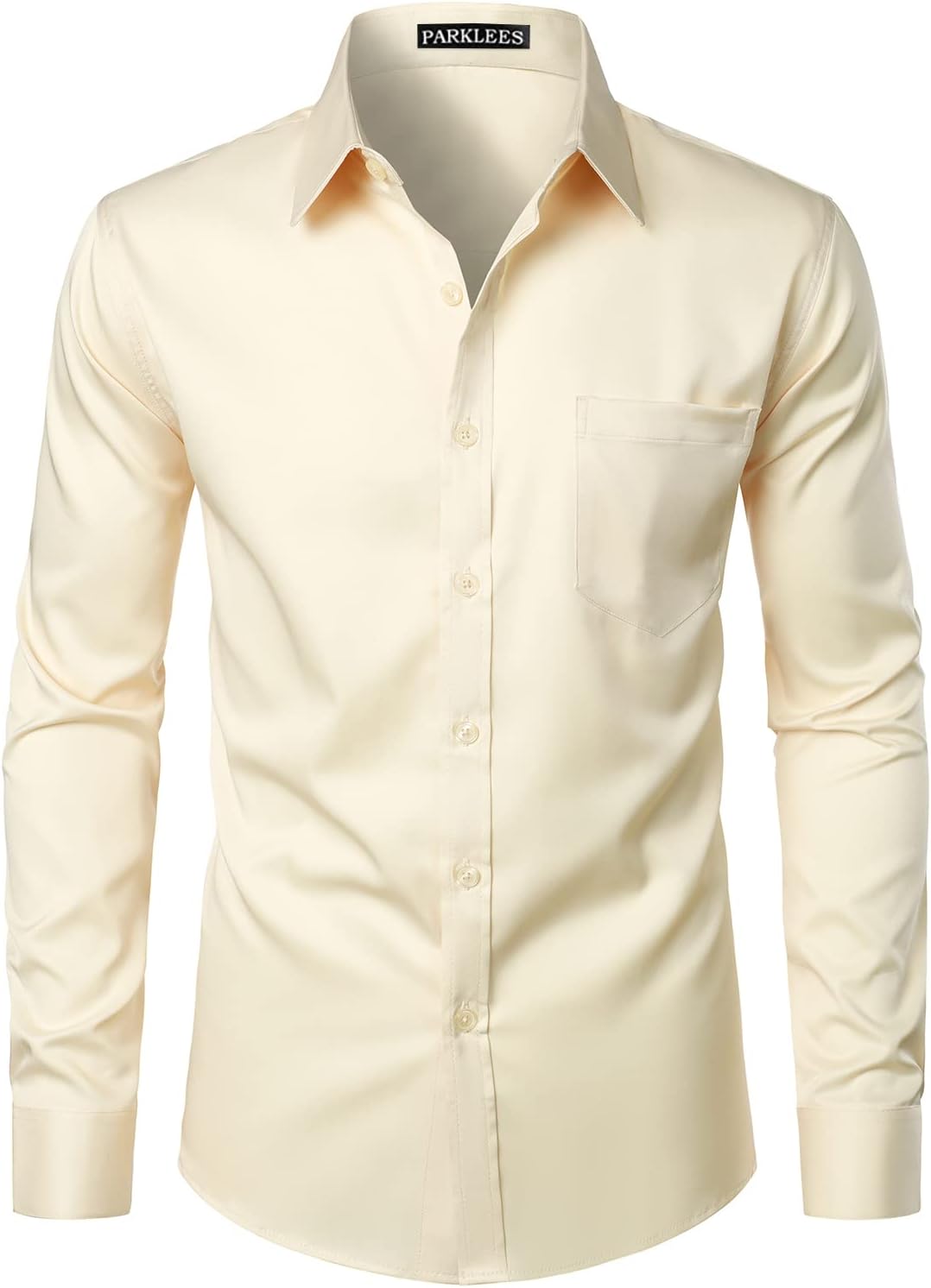 PARKLEES – Chemise Homme à Manches Longues – Style Décontracté & Business Élégant