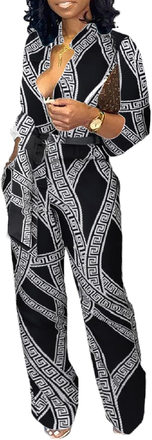 Xinlees – Combinaison Femme Élégante & Habillée – Pantalon Long, Style Chic et Sophistiqué