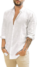 Runcati – Chemise Homme à Manches Longues – Style Casual, Moderne & Polyvalent