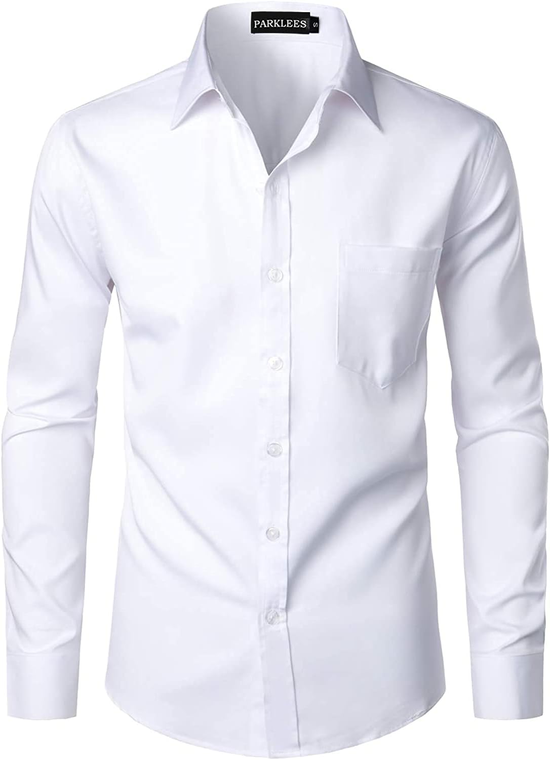 PARKLEES – Chemise Homme à Manches Longues – Style Décontracté & Business Élégant