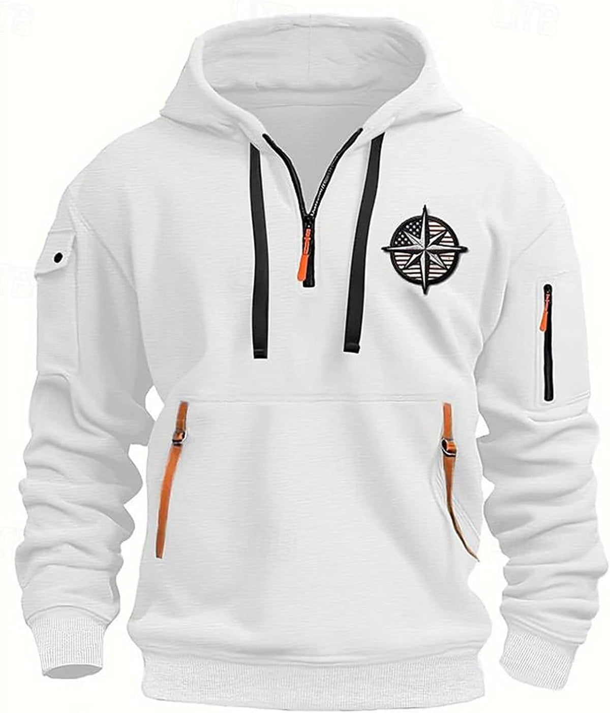 Pull à capuche homme léger – Coupe ample streetwear