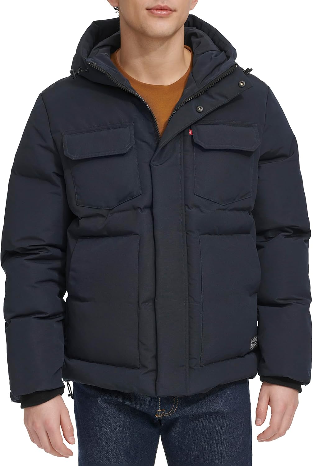 Levi’s - Doudoune à capuche avec poches poitrine – Homme