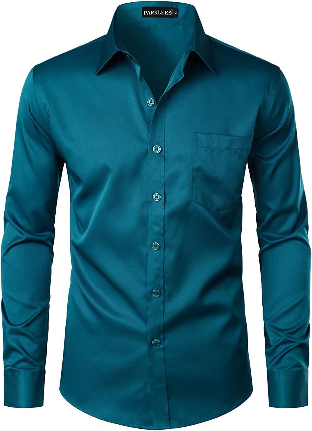 PARKLEES – Chemise Homme à Manches Longues – Style Décontracté & Business Élégant