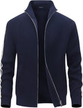 Cardigan homme CoXuantion zippé à col montant