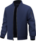 Autsel – Blouson mi-saison style bomber pour homme – Veste décontractée et urbaine