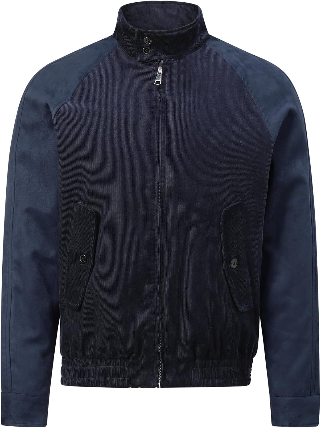 Allthemen – Veste épaisse en velours côtelé pour homme – Manteau chaud en coton pour l'hiver