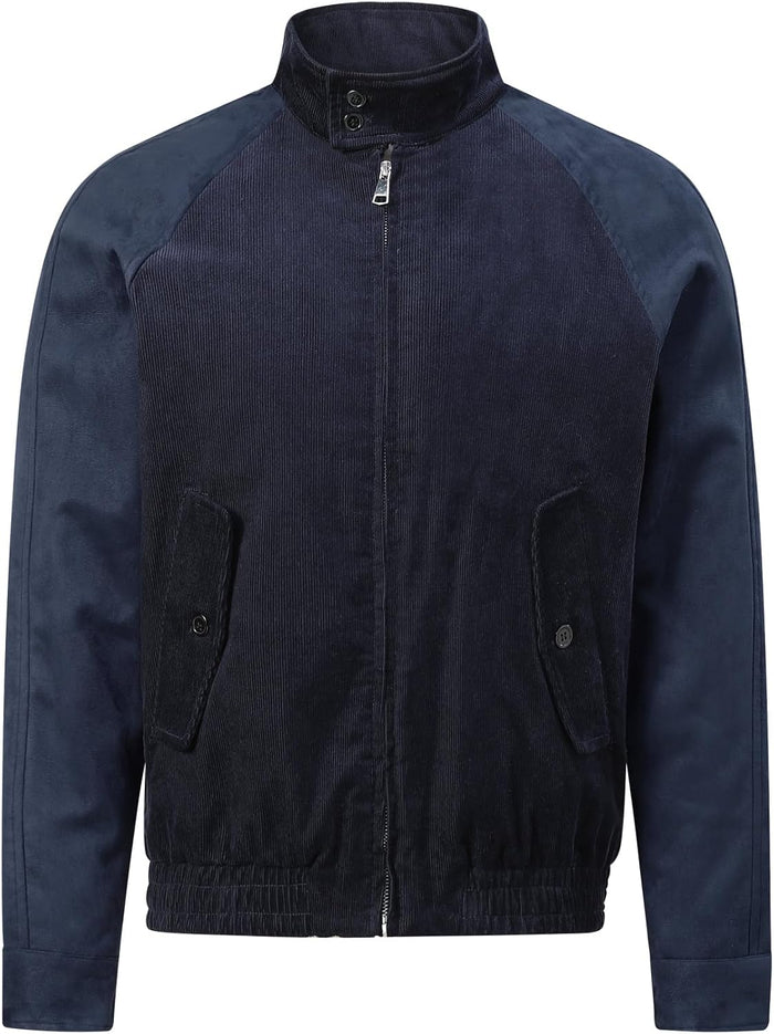 Allthemen – Veste épaisse en velours côtelé pour homme – Manteau chaud en coton pour l'hiver