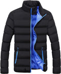 Doudoune Homme Chaude & Légère – Veste Hiver Slim Mi-Longue Style Travail & Moto