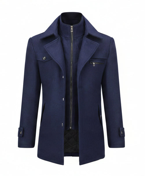 Allthemen – Trench-coat homme style business – Élégant, chic et décontracté
