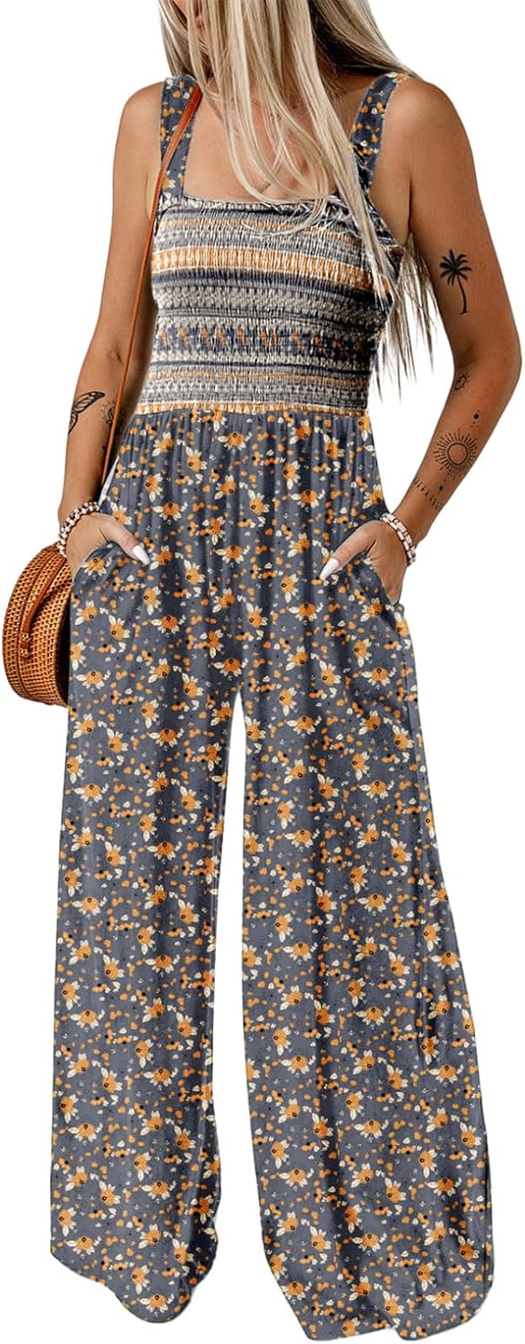 Dokotoo – Combinaison femme oversize sans manches, style salopette et coupe décontractée