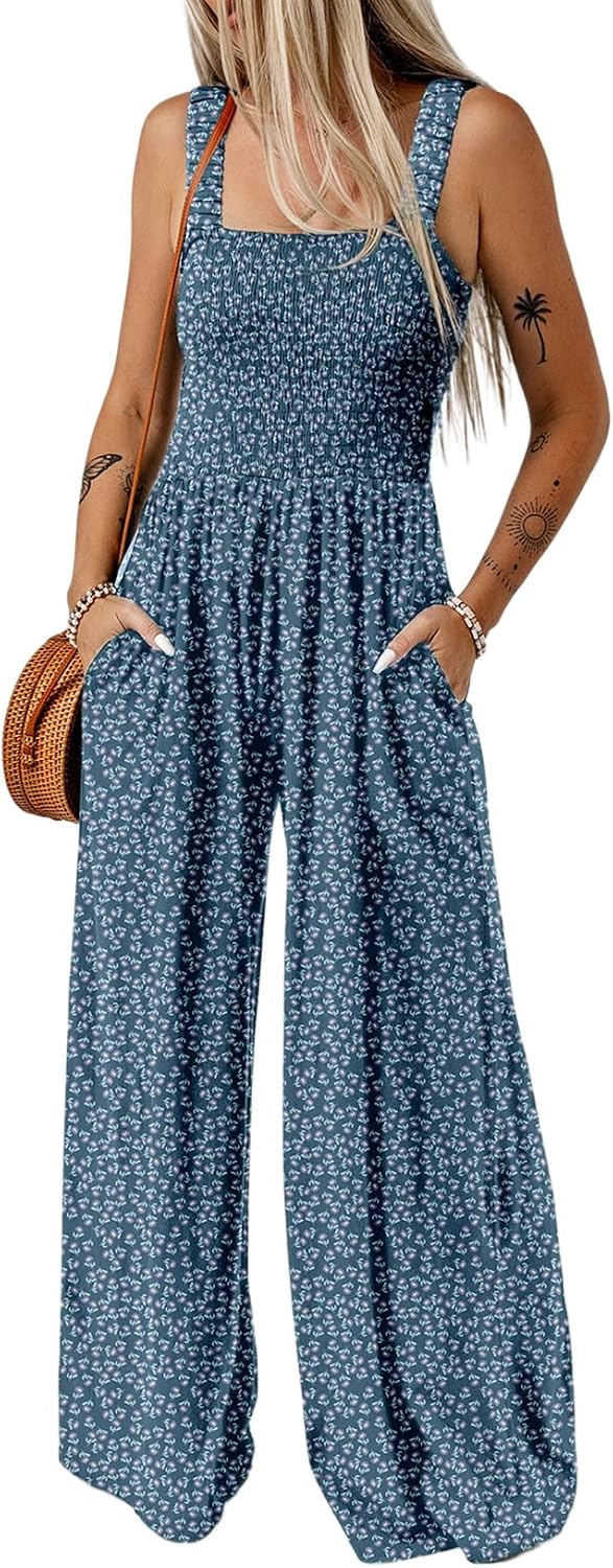 Dokotoo – Combinaison femme oversize sans manches, style salopette et coupe décontractée