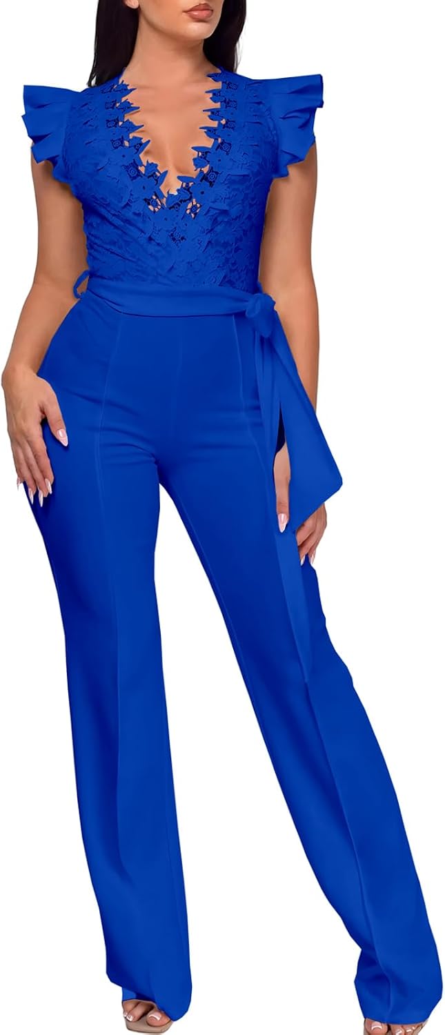 PaladMom – Combinaison Femme Élégante & Glamour – Pantalon Long, Style Soirée & Clubwear