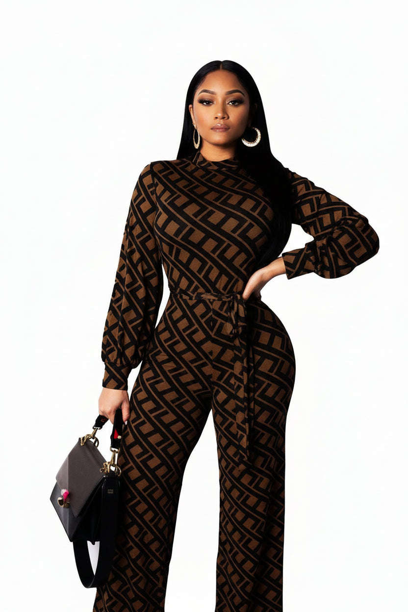 ❤️ SxClub – Combinaison élégante pour femme à manches longues, fermeture zippée à l'avant et pantalon droit