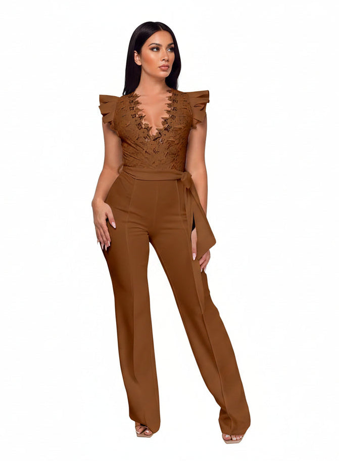 PaladMom – Combinaison Femme Élégante & Glamour – Pantalon Long, Style Soirée & Clubwear