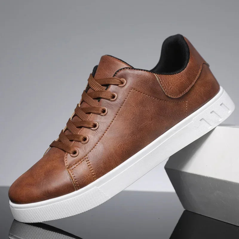 Mocassins Homme Style Britannique – Chaussures Plates en Cuir, Élégantes & Décontractées – Printemps/Été
