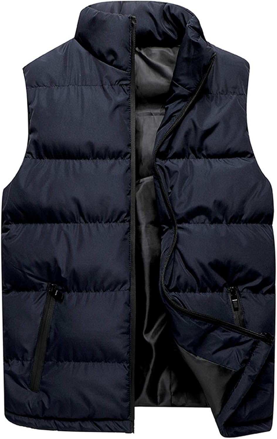 Doudoune sans manches homme grande taille – Gilet matelassé ultra-léger, chaud & sportswear