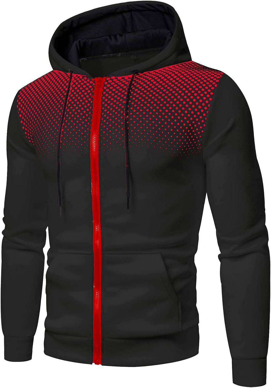Veste homme uxxnjfg à capuche zippée, style militaire