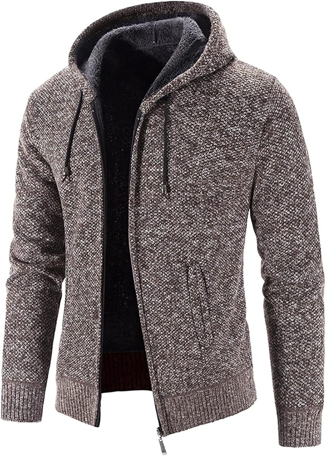 Veste homme TOFOTL à capuche zippée, style vintage