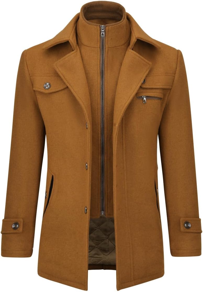 Allthemen – Trench-coat homme style business – Élégant, chic et décontracté