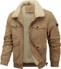 Veste Homme Style US – Blouson Cargo Chaud avec Polaire Épaisse – Esprit Militaire & Outdoor