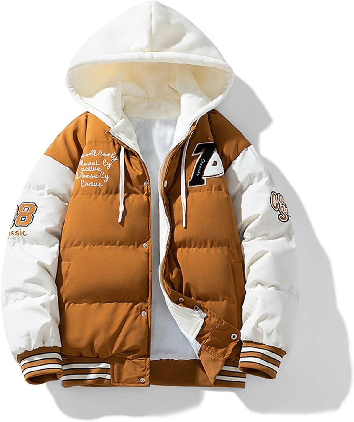 Gilet Homme Hiver Chaud – Veste Anorak Ample & Décontractée au Style Tendance