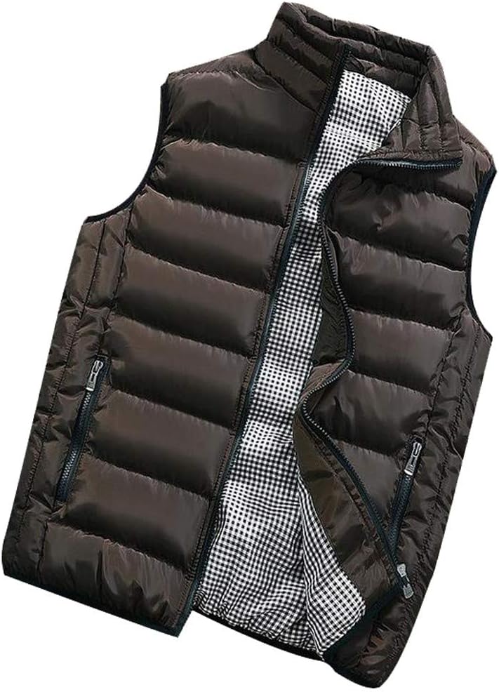 Doudoune sans manches homme grande taille – Gilet matelassé ultra-léger, chaud & sportswear