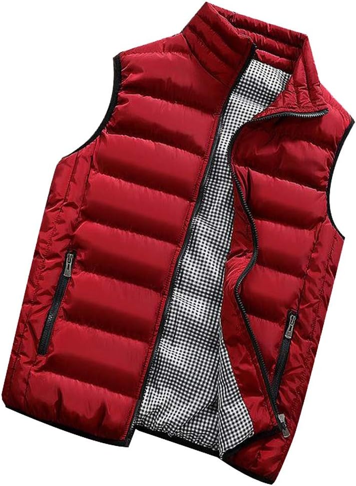 Doudoune sans manches homme grande taille – Gilet matelassé ultra-léger, chaud & sportswear