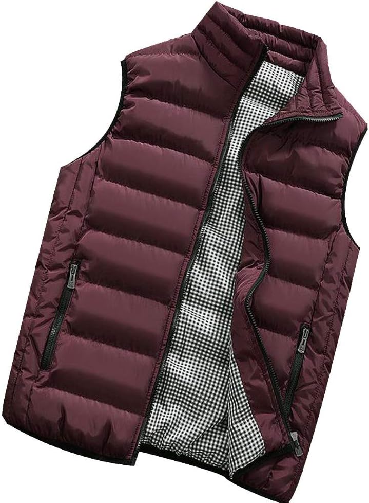 Doudoune sans manches homme grande taille – Gilet matelassé ultra-léger, chaud & sportswear