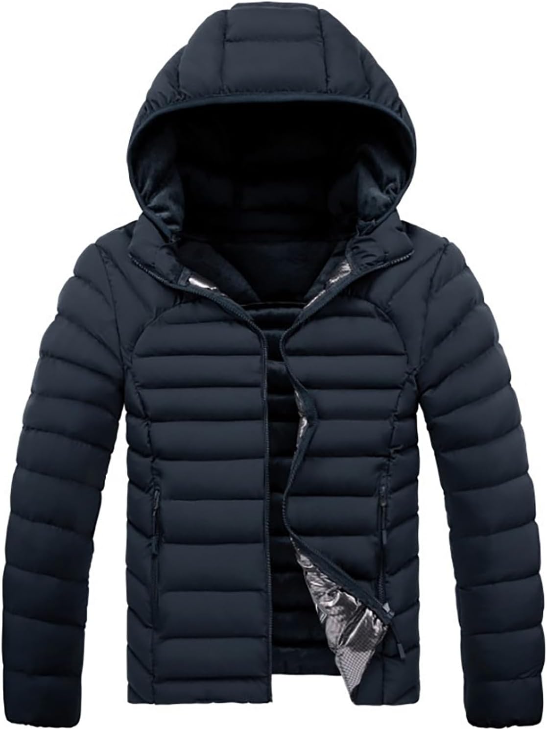 🔥 Veste Chauffante Homme Hiver – Doudoune Style Bomber, Ski & Randonnée – Blouson Moderne et Sportif