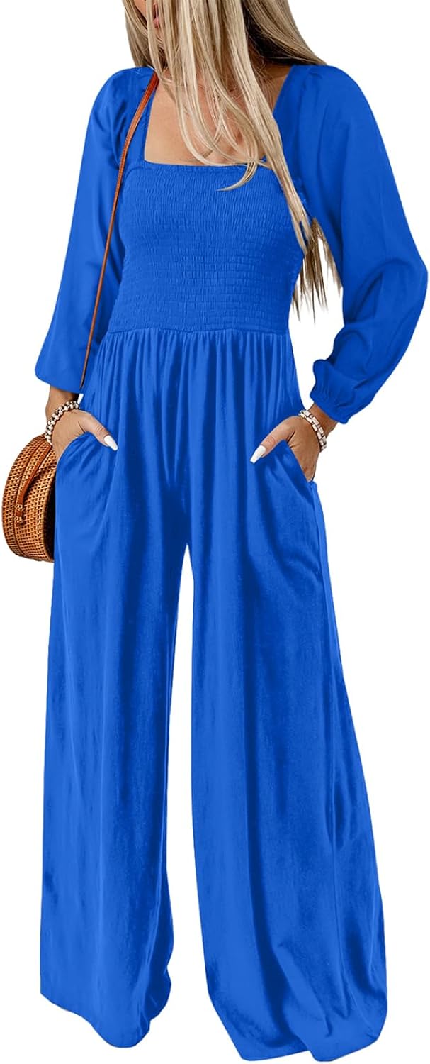 Dokotoo – Combinaison femme extensible à bretelles, coupe ample et style casual chic