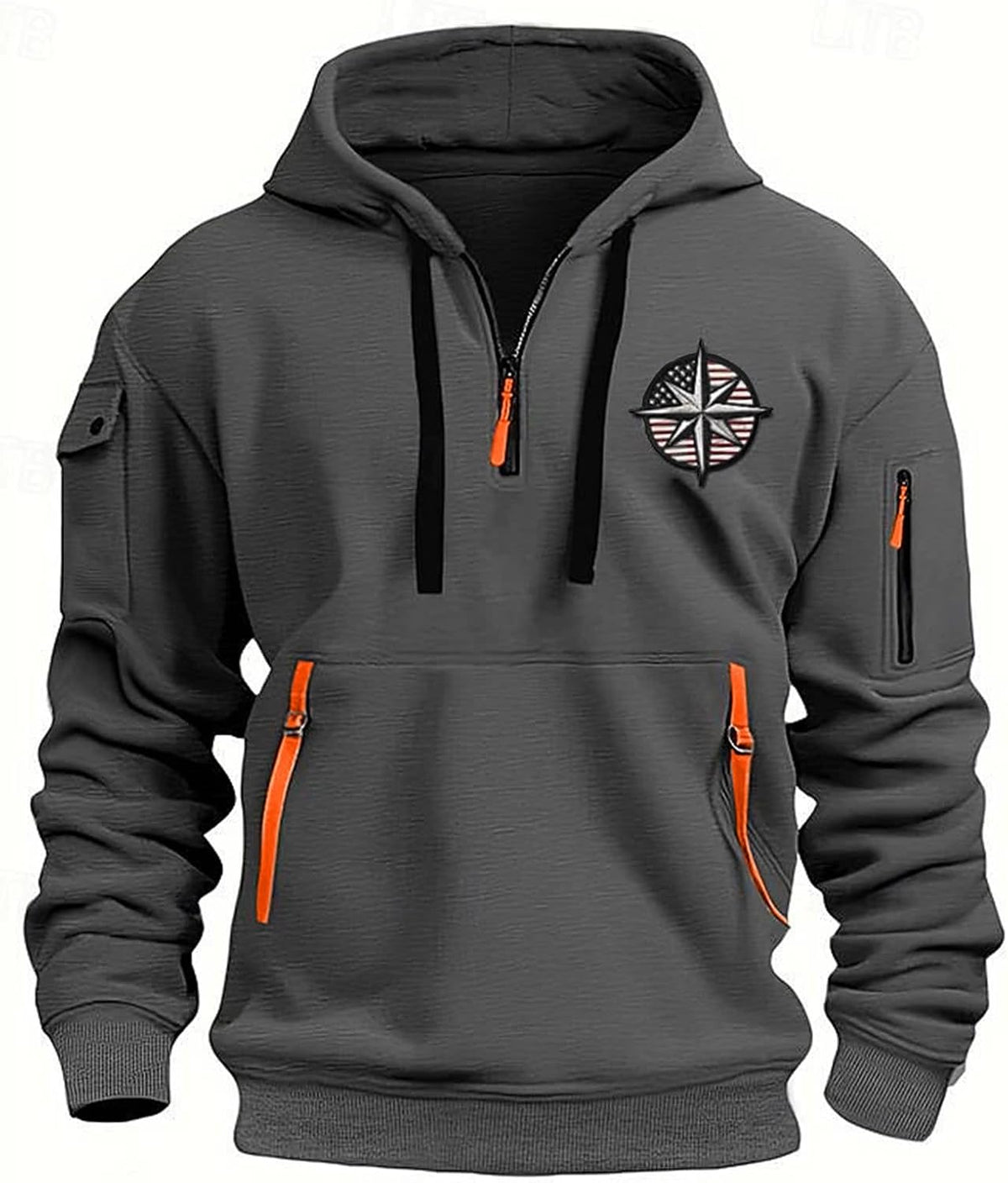 Pull à capuche homme léger – Coupe ample streetwear