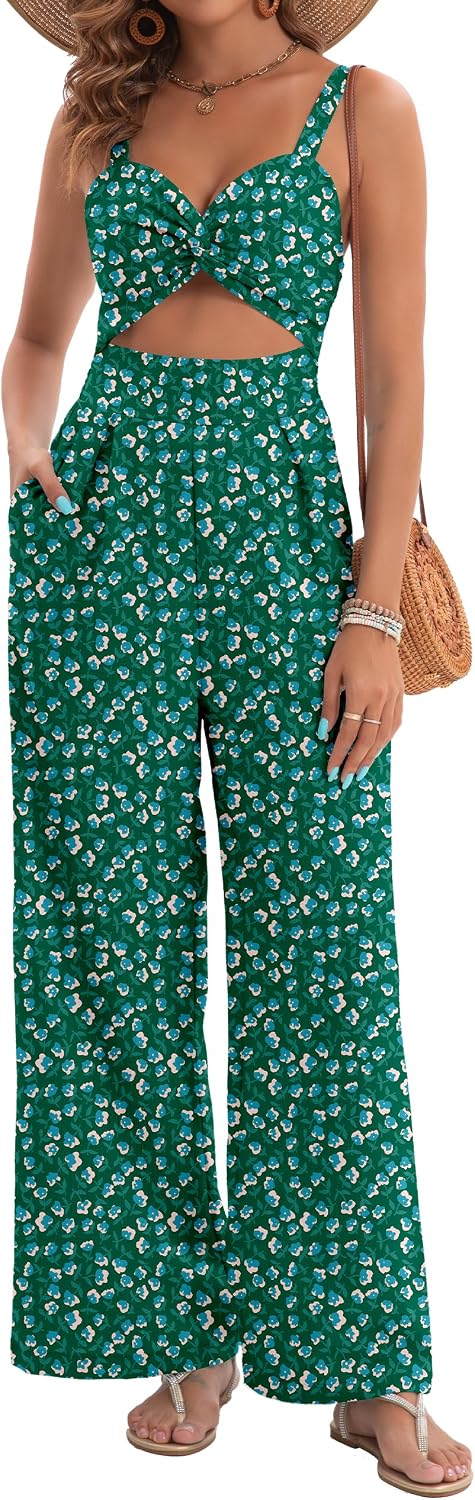 AGERWAY – Combinaison Femme Bicolore Sans Manches, Look Chic & Vacances