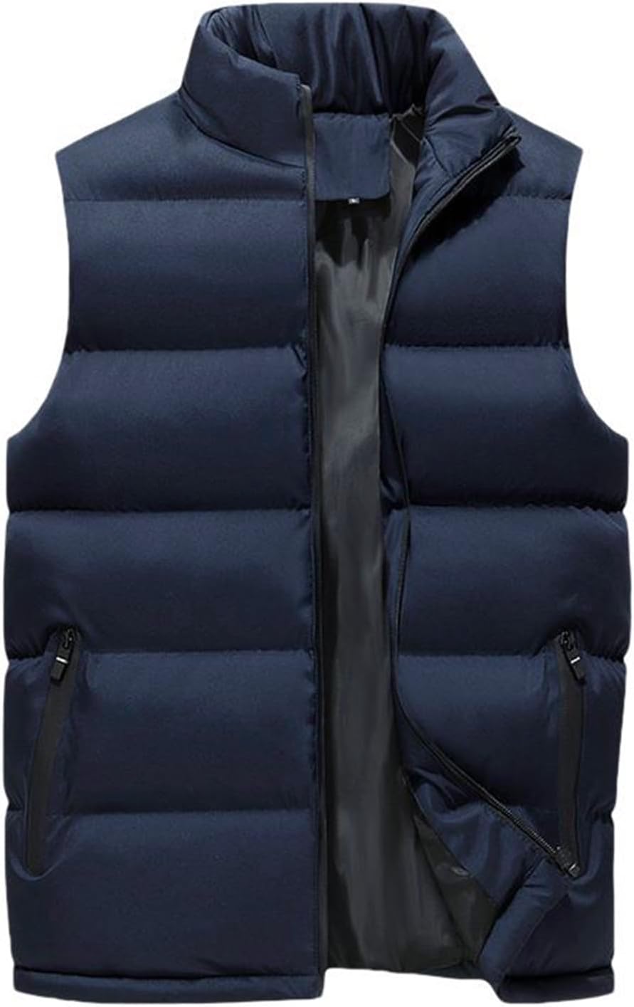 Doudoune sans manches homme grande taille – Gilet matelassé ultra-léger, chaud & sportswear